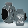 Dj 3D All Over Print Hoodie Sweatshirt