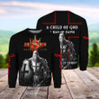A Child Of God A Man Of Faith Jesus Is My Savior Knight Christian A Warrior Of Christ 3D All Over Print Hoodie Sweatshirt