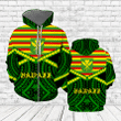 Aloha Hawaii Kanaka Maoli Yellow And Green 3D All Over Print Hoodie Sweatshirt