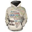 Africa At A Glance 3D All Over Print Hoodie Sweatshirt