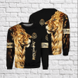 August King Lion 3D All Over Print Hoodie Sweatshirt