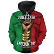 Juneteenth Freedom 3D All Over Print Hoodie Sweatshirt