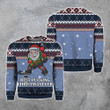 Santa Hockey 3D All Over Print Hoodie Sweatshirt