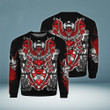 Japanese Samurai Tattoo 3D All Over Print Hoodie Sweatshirt