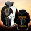 April Man A Child Of God A Man Of Faith A Warrior Of Christ 3D All Over Print Hoodie Sweatshirt