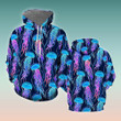 Rainbow Jellyfish 3D All Over Print Hoodie Sweatshirt