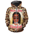 Cheetah Melanin 3D All Over Print Hoodie Sweatshirt