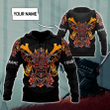 Samurai Custom Name 3D All Over Print Hoodie Sweatshirt