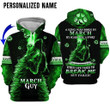March Guy Custom Name 3D All Over Print Hoodie Sweatshirt