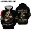 Libra Guy Custom Name 3D All Over Print Hoodie Sweatshirt