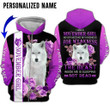 November Girl Custom Name 3D All Over Print Hoodie Sweatshirt