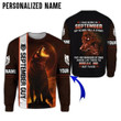 September Guy Custom Name 3D All Over Print Hoodie Sweatshirt