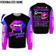 Scorpio Girl Custom Name 3D All Over Print Hoodie Sweatshirt