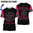 Libra Girl Custom Name 3D All Over Print Hoodie Sweatshirt