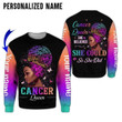 Cancer Girl Custom Name 3D All Over Print Hoodie Sweatshirt