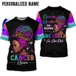 Cancer Girl Custom Name 3D All Over Print Hoodie Sweatshirt