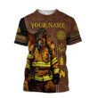 Firefighter Custom Name 3D All Over Print Hoodie Sweatshirt