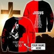 Jesus Child Of God V7 Guy Custom Name 3D All Over Print Hoodie Sweatshirt