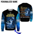 Taurus Girl Custom Name 3D All Over Print Hoodie Sweatshirt