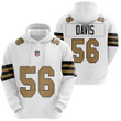 New Orleans Saints Demario Davis 56 NFL American Football Team Color Rush Personalized 3D All Over Print Hoodie, Zip Hoodie, Sweatshirt