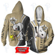 New Orleans Saints NFL Snoopy Personalized 3D All Over Print Hoodie, Zip Hoodie, Sweatshirt