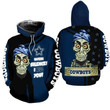 NFL Dallas Cowboys Achmed Skull  3D All Over Print Hoodie, Zip Hoodie, Sweatshirt
