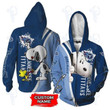 Tennessee Titans NFL Snoopy Personalized 3D All Over Print Hoodie, Zip Hoodie, Sweatshirt