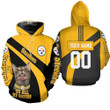 Pittsburgh Steelers Funny Cat Stick Out Tongue To All My Haters 2022 NFL Season Personalized 3D All Over Print Hoodie, Zip Hoodie, Sweatshirt