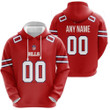 Buffalo Bills NFL American Football Red Color Rush Jersey Style Personalized 3D All Over Print Hoodie, Zip Hoodie, Sweatshirt