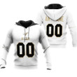 Buffalo Bills NFL American Football Team White Th Season Golden Edition Jersey Style Personalized 3D All Over Print Hoodie, Zip Hoodie, Sweatshirt