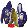 Baltimore Ravens NFL Snoopy Personalized 3D All Over Print Hoodie, Zip Hoodie, Sweatshirt