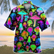 Mushroom Colorful Pattern Hawaiian Shirt