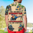 Drag Racing Retirement Plan Ride My Hot Rod Hawaiian Shirt