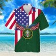 United States Army American Eagle Hawaiian Shirt