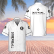 Basic Printed White Skrewball Whiskey Hawaii Shirt