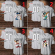 Personalized Name and Number Mickey 4 Baseball Jersey