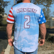 Independence Day America combat aircrafts custom number Baseball Jersey