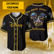 Disney 50th anniversary Personalized Name Baseball Jersey