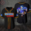 Sonic the Hedgehog Personalized Name Baseball Jersey