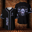 Personalized Name Hologram Taurus Black Baseball Jersey
