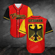 German team red Baseball Jersey