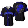 Awesome Aquarius Zodiac Blue Black Baseball Jersey
