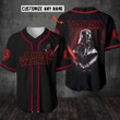 SW Darth Vader Personalized Name Baseball Jersey