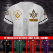 Freemasonry Personalized Name & number Baseball Jersey