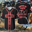 Team Roping Roping On Faith Jesus Personalized Name Baseball Jersey