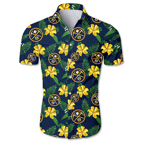 Nba Denver Nuggets Floral Hawaiian Shirt
