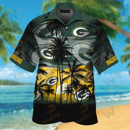 Nfl Green Bay Packers Tropical Hawaiian Shirt