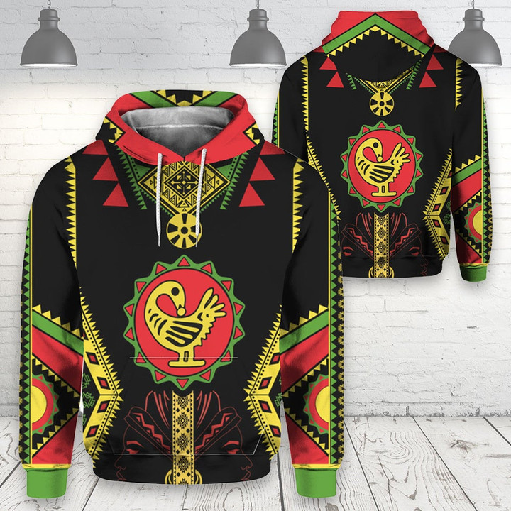 Sankofa 3D All Over Print Hoodie Sweatshirt