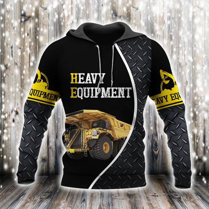 Heavy Equipment 3D All Over Print Hoodie Sweatshirt