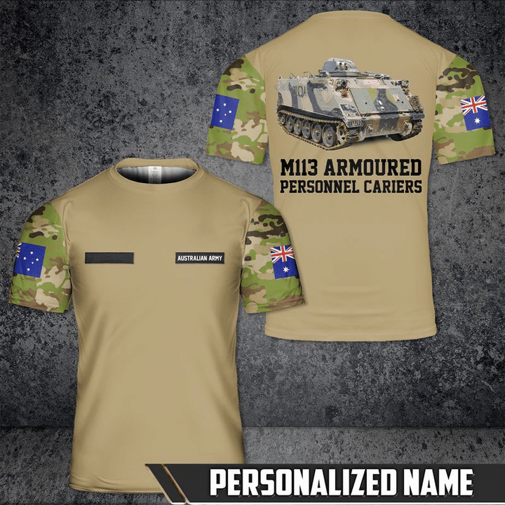 Australian Army Custom Name 3D All Over Print Hoodie Sweatshirt